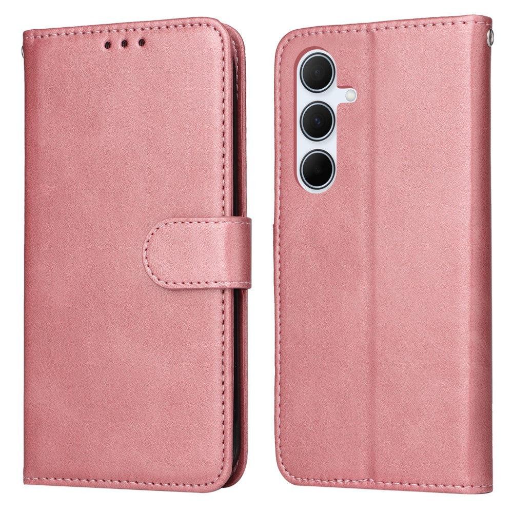 Compatible with Samsung A56 5G Compatible PU Leather Wallet Case - More Colors Pink.