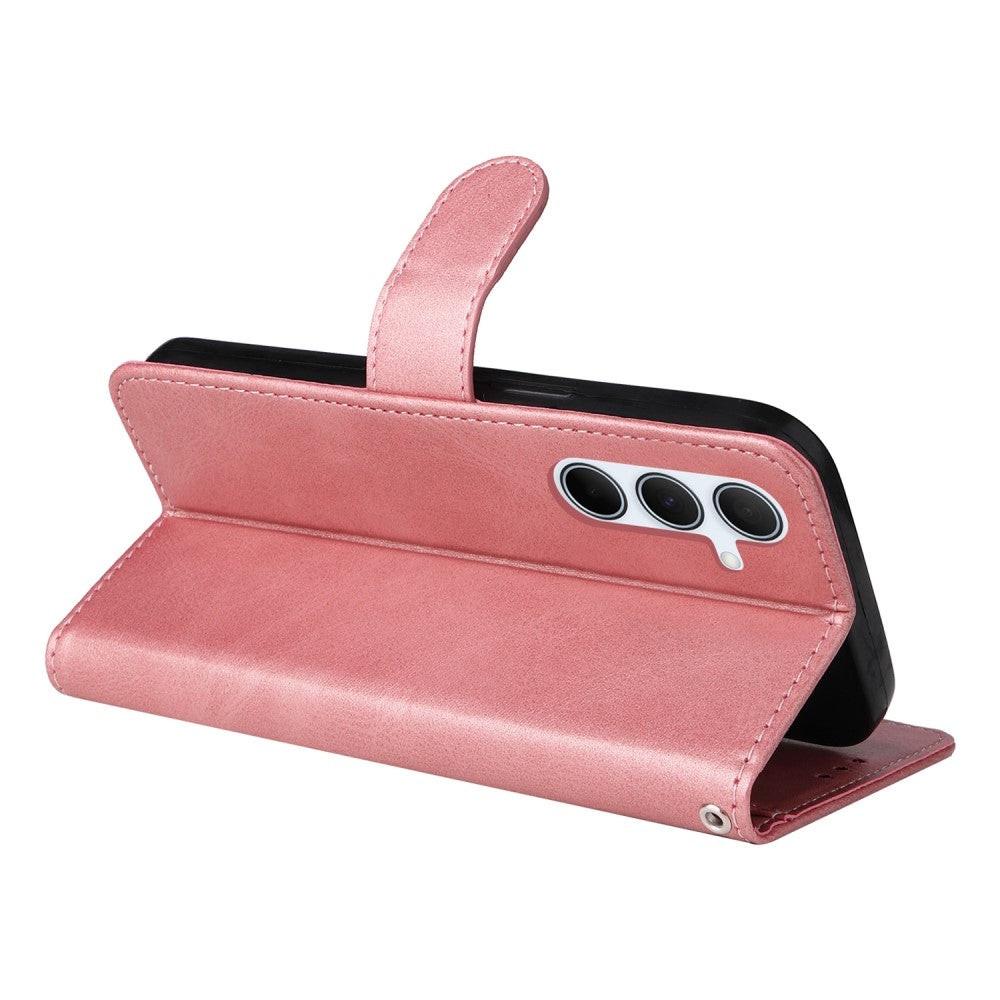 Compatible with Samsung A56 5G Compatible PU Leather Wallet Case - More Colors Pink.