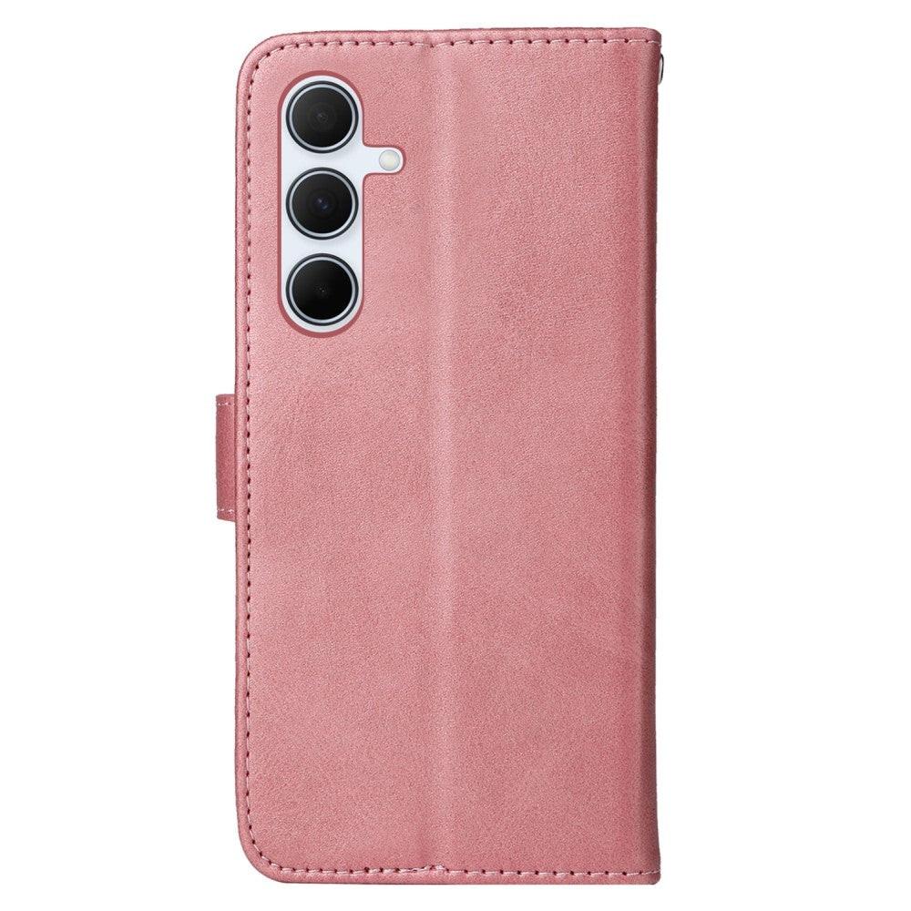 Compatible with Samsung A56 5G Compatible PU Leather Wallet Case - More Colors Pink.