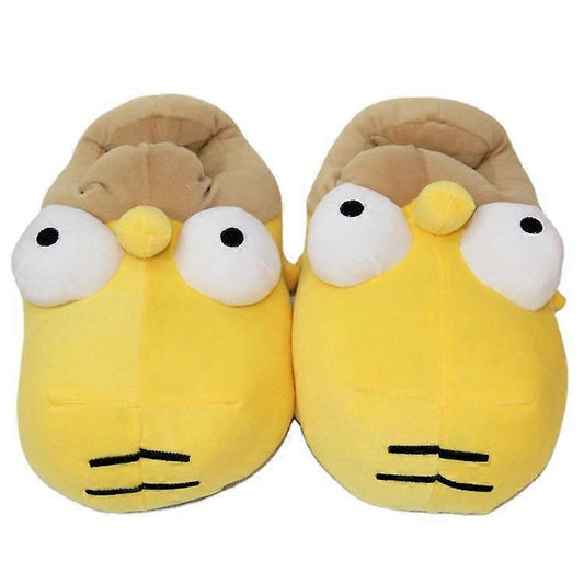 Simpson Slippers Funny Plush Slippers Warm Winter Indoors_max.