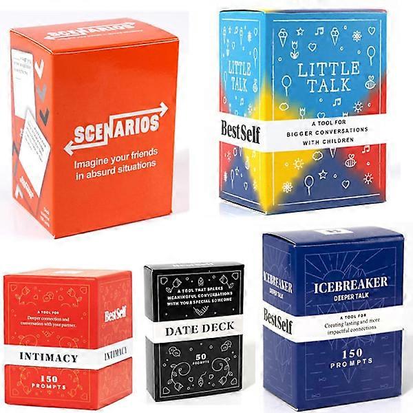 150 Short Intimacy Games from BestSelf - Conversation Starters for Couples, Relationship Building Card Games for Parties_yux Main Image