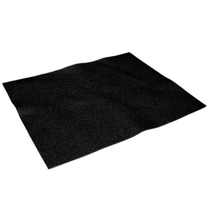 Universal activated carbon filter for kitchen hood - 500X400X3mm, black.
