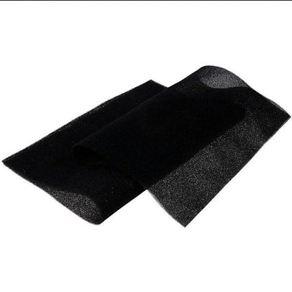 Universal activated carbon filter for kitchen hood - 500X400X3mm, black.