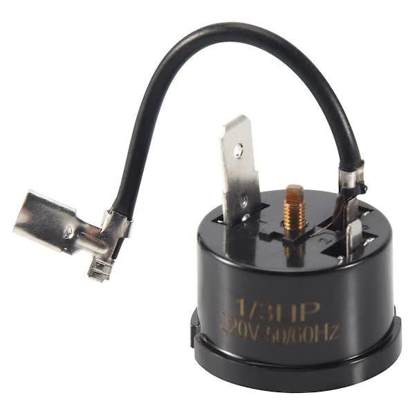 [CA] Compressor Thermal Overload Protector for Hx1/3HP Refrigerator Black.