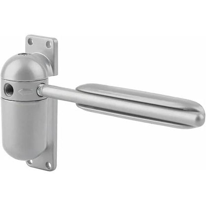 Adjustable Durable Door Closer Surface Mounted Automatic Door Spring for Self-Closing (Gray)