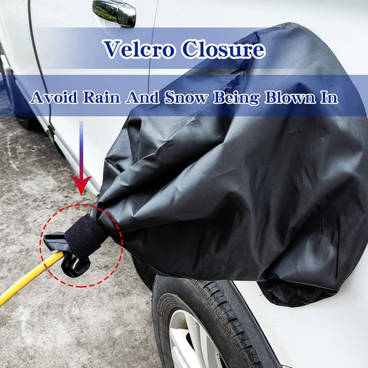 Electric Vehicle Charging Port Protector, Electric Car Charging Connector Protector, Outdoor Use.