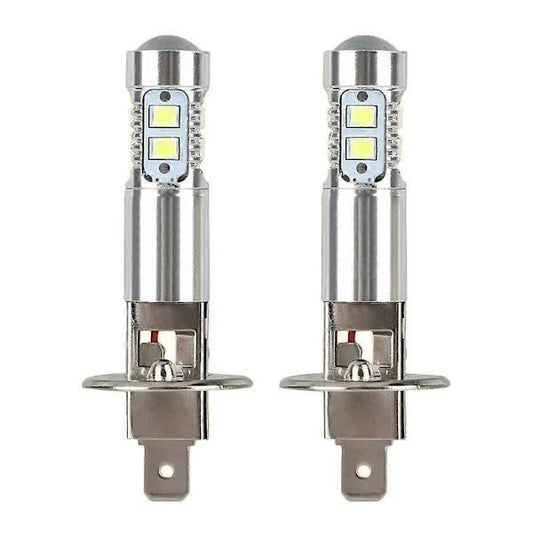 2x H1 LED Headlight Bulbs Conversion Kit High Beam Low Beam Fog Light 100W 6000K.