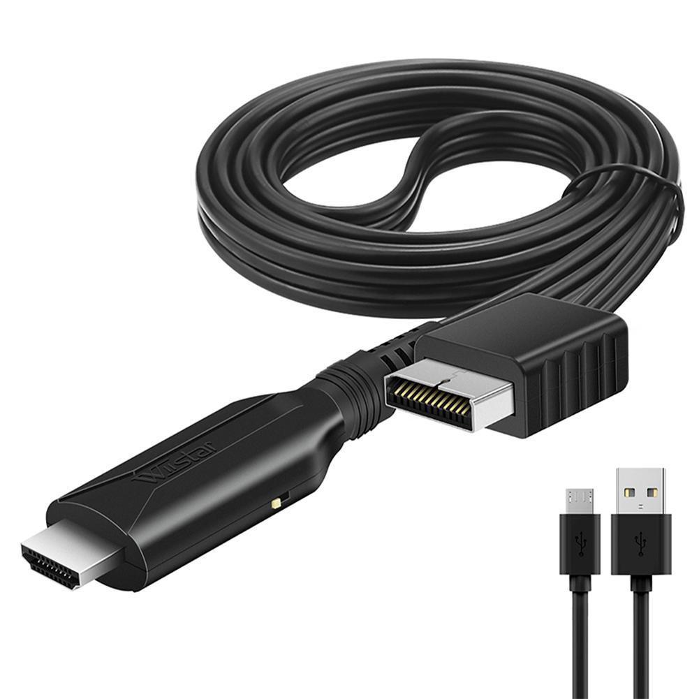 For Playstation 2 PS2 to HDMI Compatible Adapter Cable HD RCA AV Prof Hot O3.