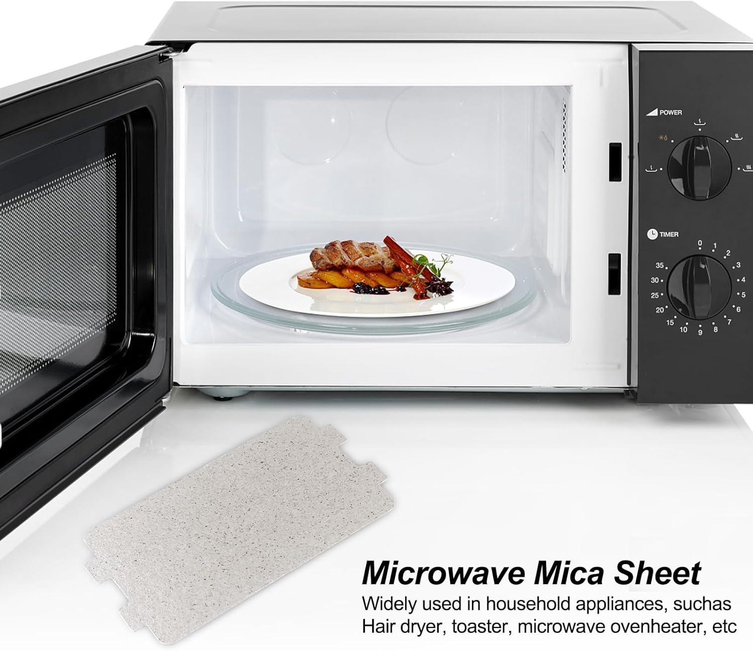 pcs Mica Plate Microwave Waveguide Protector Mica Plates 6.4Ã11.7cm Microwave Mica Plate Sheet Replacement Repair Accessories_ma.