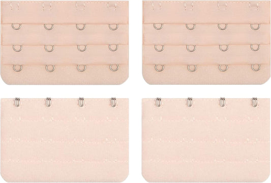 Bra Extender 4 Hook Bra Back Clips Bra Strap Extender Bra Clasp (4pcs)