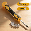 Screwdriver Replacements and 6 Pcs Security Mounting Screws Compatible with myQ Smart Garage Door Video Keypad, Easy to Install