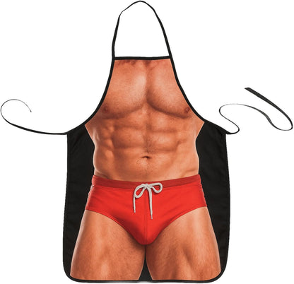 Funny Aprons for Men, Gag Grilling Apron for Men Women Kitchen Cooking Outdoor Party Barbecue