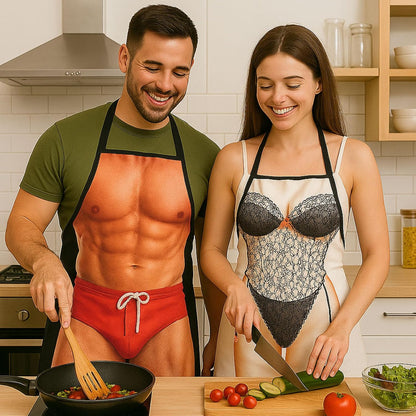 Funny Aprons for Men, Gag Grilling Apron for Men Women Kitchen Cooking Outdoor Party Barbecue