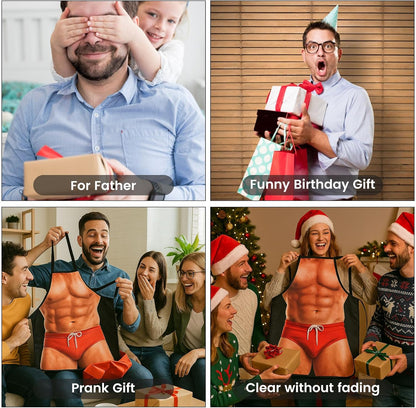 Funny Aprons for Men, Gag Grilling Apron for Men Women Kitchen Cooking Outdoor Party Barbecue