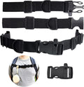2 PCS Backpack Chest Strap Add on, Adjustable Sternum Straps for Backpacks and Schoolbag, Heavy Duty Backpack Waist Strap Chest Belt with Whistle Quick Release Buckle and Slide Lock for Hiking Jogging