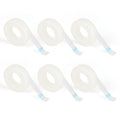 6 Rolls PE Micropore Medical Tape Roll, 1/2'' x 59 Yards Lash Tape, Eyelash Tape for Eyelash Extensions, Wound, Sensitive Skin - Individual Package (Transparent)