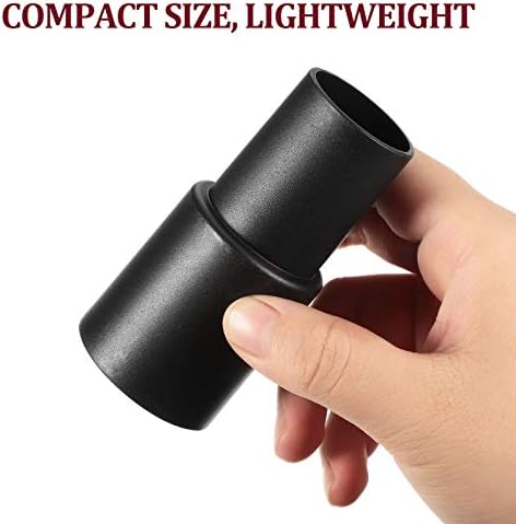 2 Pieces Cleaner Adapter 35mm (1-3/8 Inch) to 32 mm (1-1/4 Inch) for Inner Diameter 32 Brush Fit to Outer Diameter 35 Tube Plastic Vacuum Hose Adapter.