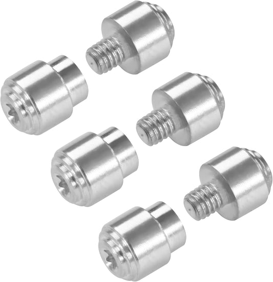 3 Pack Aluminum Alloy Thumb Studs Fit for Benchmade BUGOUT 535 Series Pocket Knives, Silver