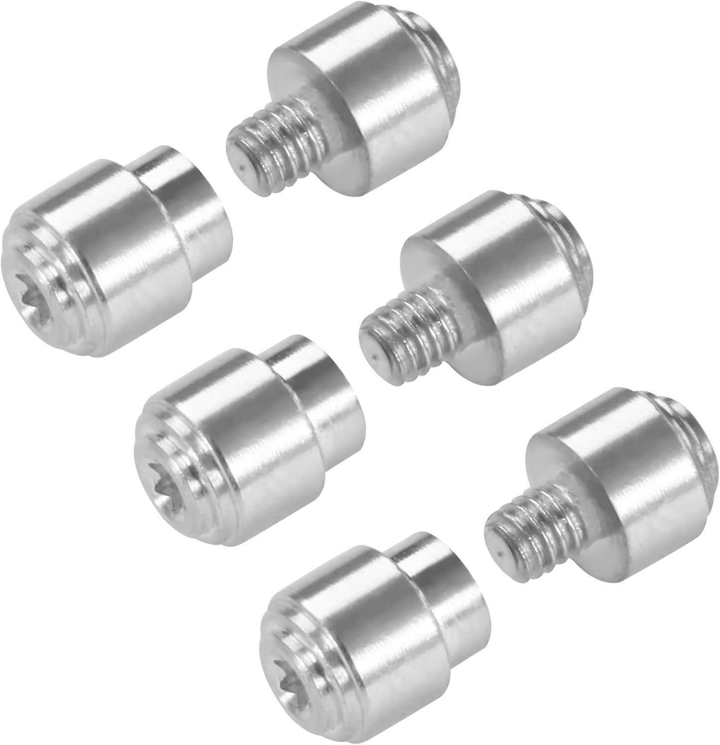3 Pack Aluminum Alloy Thumb Studs Fit for Benchmade BUGOUT 535 Series Pocket Knives, Silver