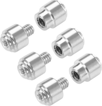 3 Pack Aluminum Alloy Thumb Studs Fit for Benchmade BUGOUT 535 Series Pocket Knives, Silver