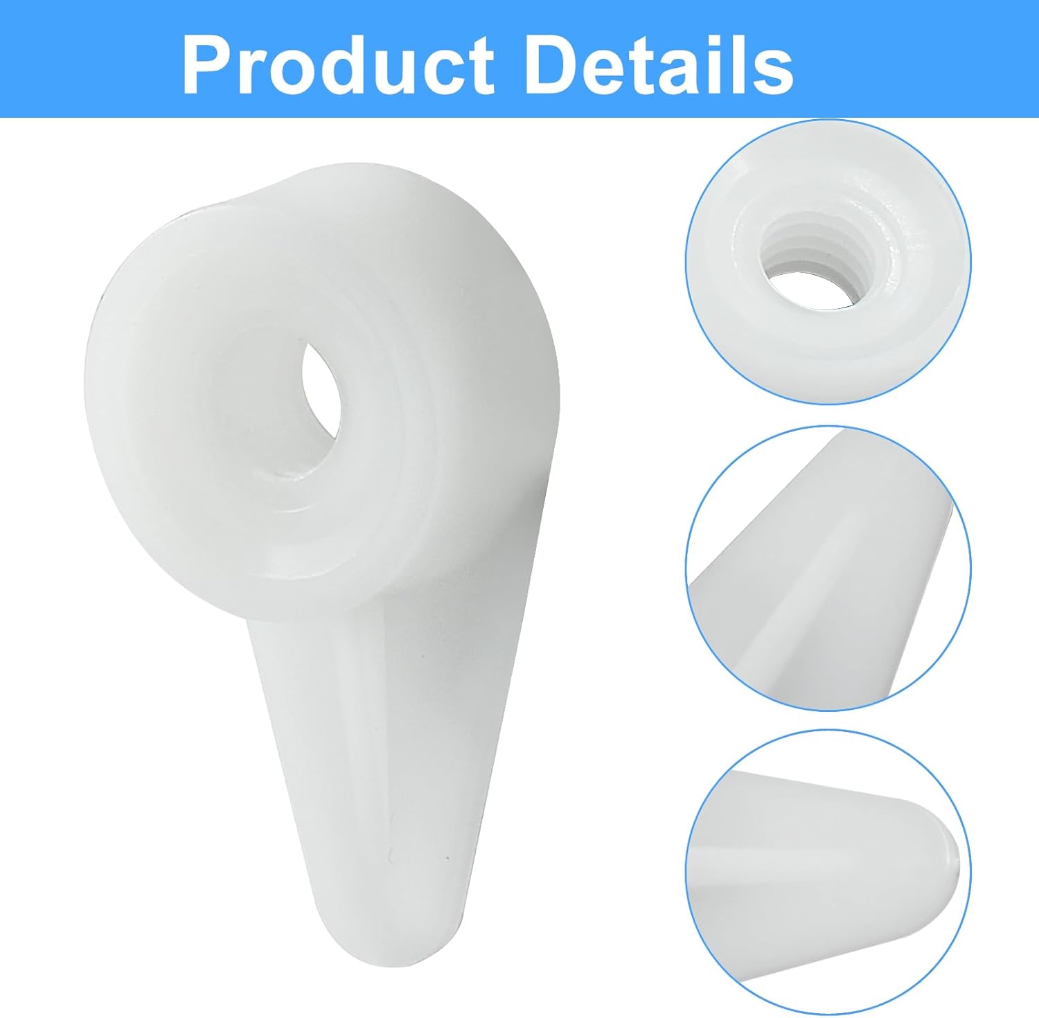 2 Pcs 73316 Filter Nut, Filter Plate Retainer Vac Filter Nut Replacement for Craftsman Ridgid 9-16938 83872 Wet/Dry Vac Filter Plate Nut.