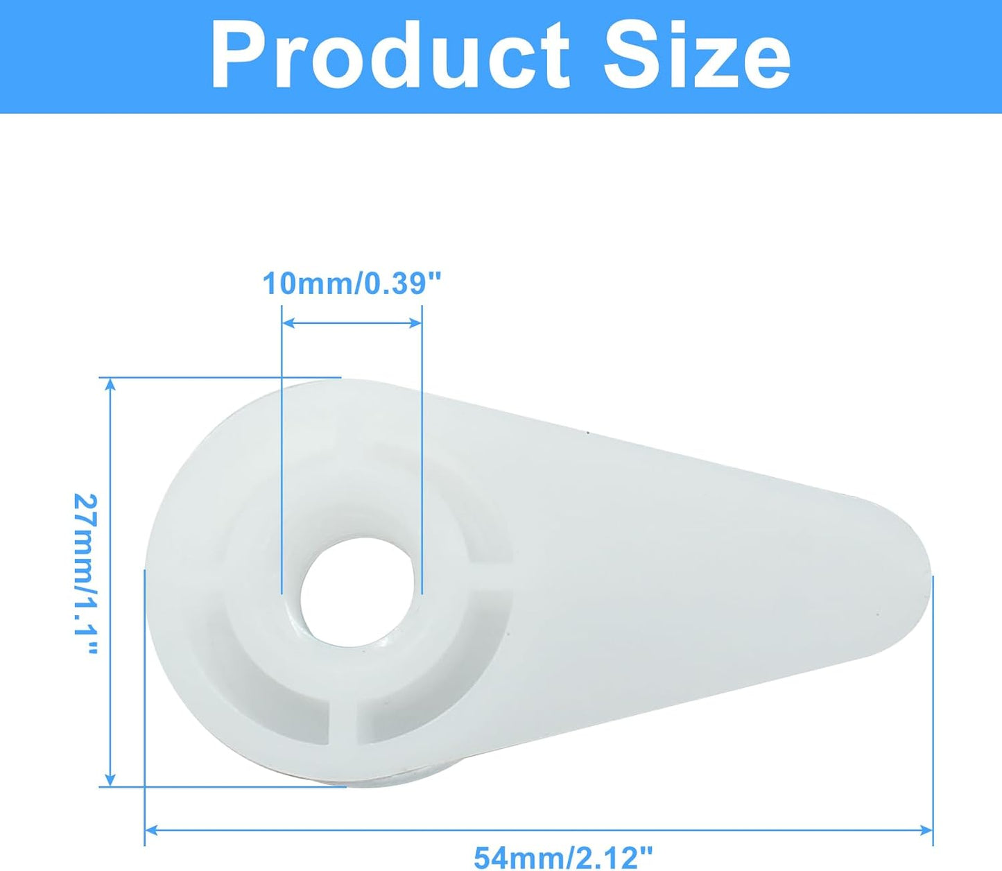 2 Pcs 73316 Filter Nut, Filter Plate Retainer Vac Filter Nut Replacement for Craftsman Ridgid 9-16938 83872 Wet/Dry Vac Filter Plate Nut.