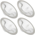 4 Pack Heavy Duty Stainless Steel Kitchen Sink Strainer, 2.75" Top / 1" Mesh Slop Basket Filter Trap, Utility Drain Hole for Kitchen Sink/Bathroom Bathtub Wash basin Floor drain Balcony