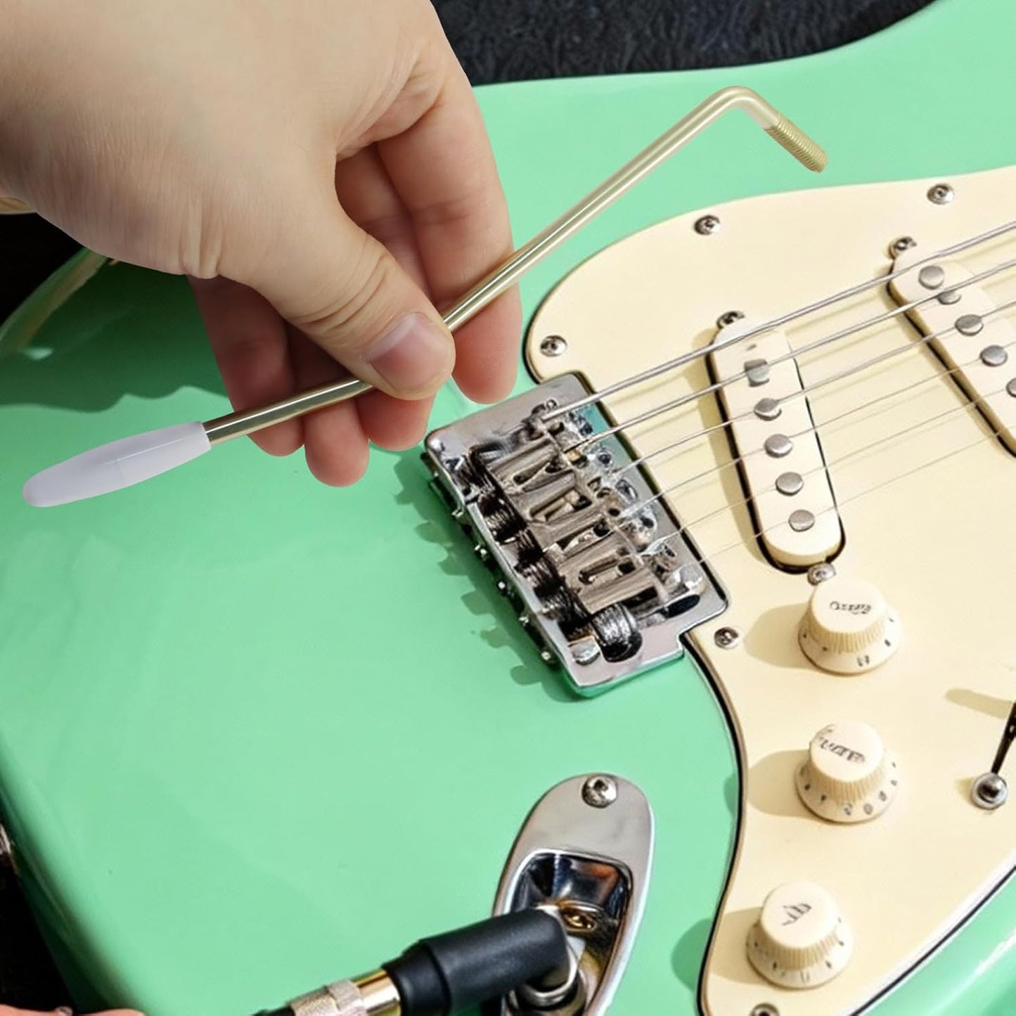 3 Colors 6mm Whammy Bar Tremolo Arm for Electric Guitar, Metal Thread Single Tremolo Arm Compatible with Stratocaster Electric Guitar Replacement