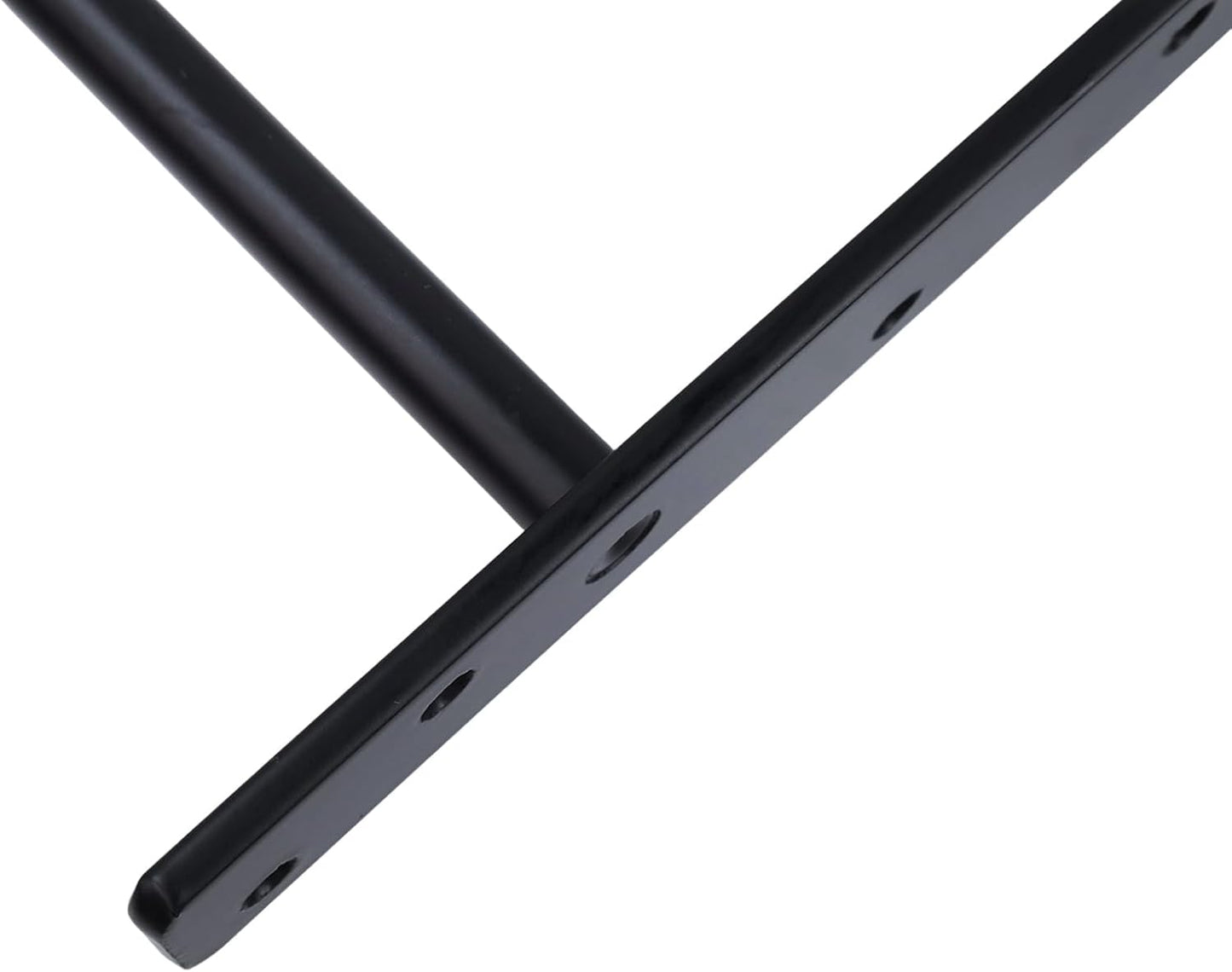 6-inch Floating Shelf Brackets Heavy Duty Hidden Brackets Black Blind Shelf Support for Floating Wood Shelves