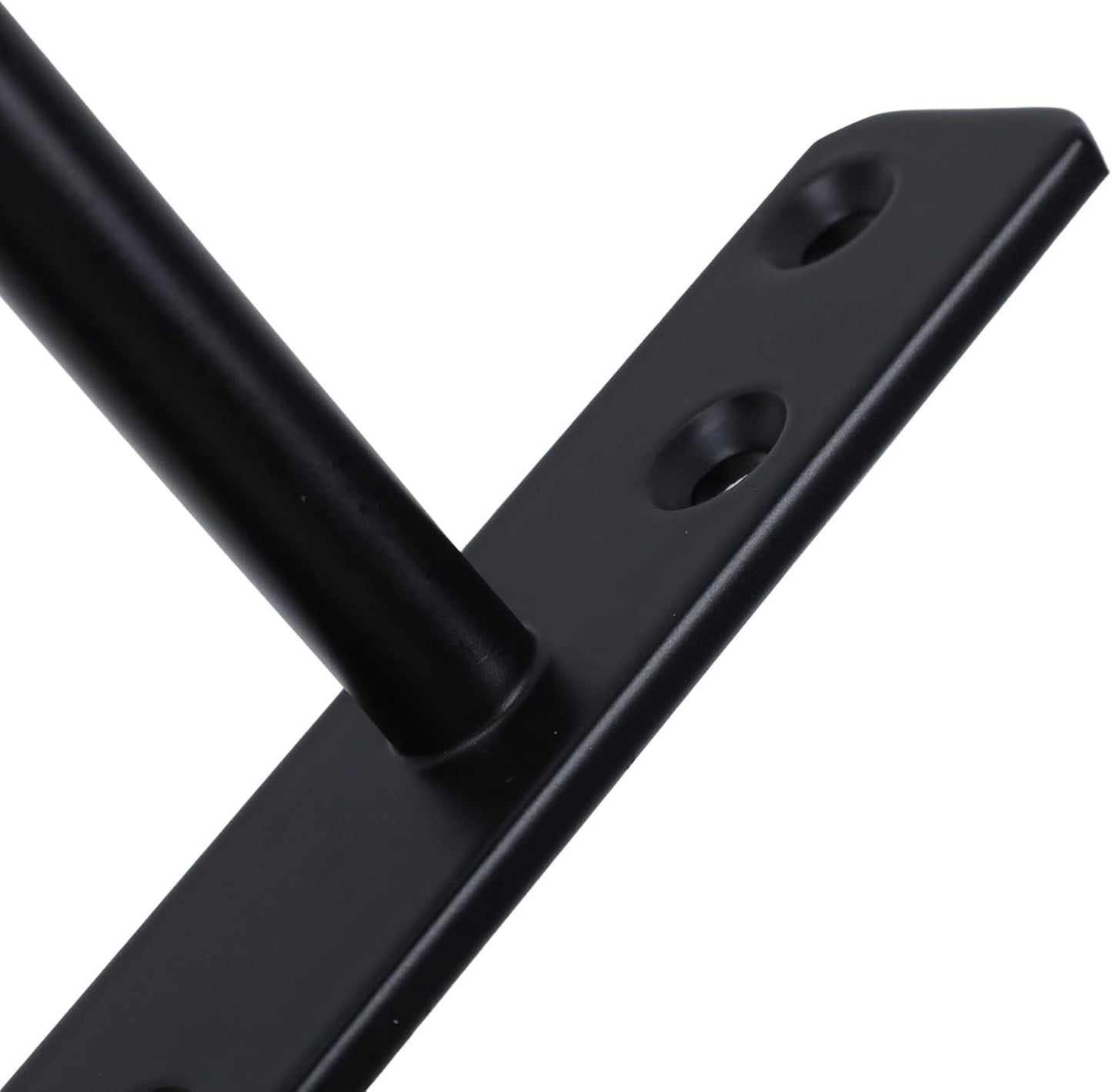 6-inch Floating Shelf Brackets Heavy Duty Hidden Brackets Black Blind Shelf Support for Floating Wood Shelves