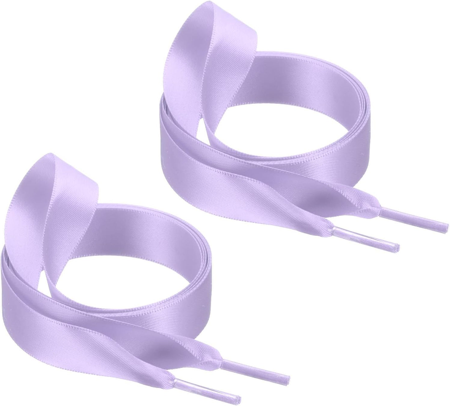 35" 39" 47" 55" Satin Ribbon Shoelaces Wide Silk Flat Shoe Laces Shoestring Silky Sneakers Shoelaces