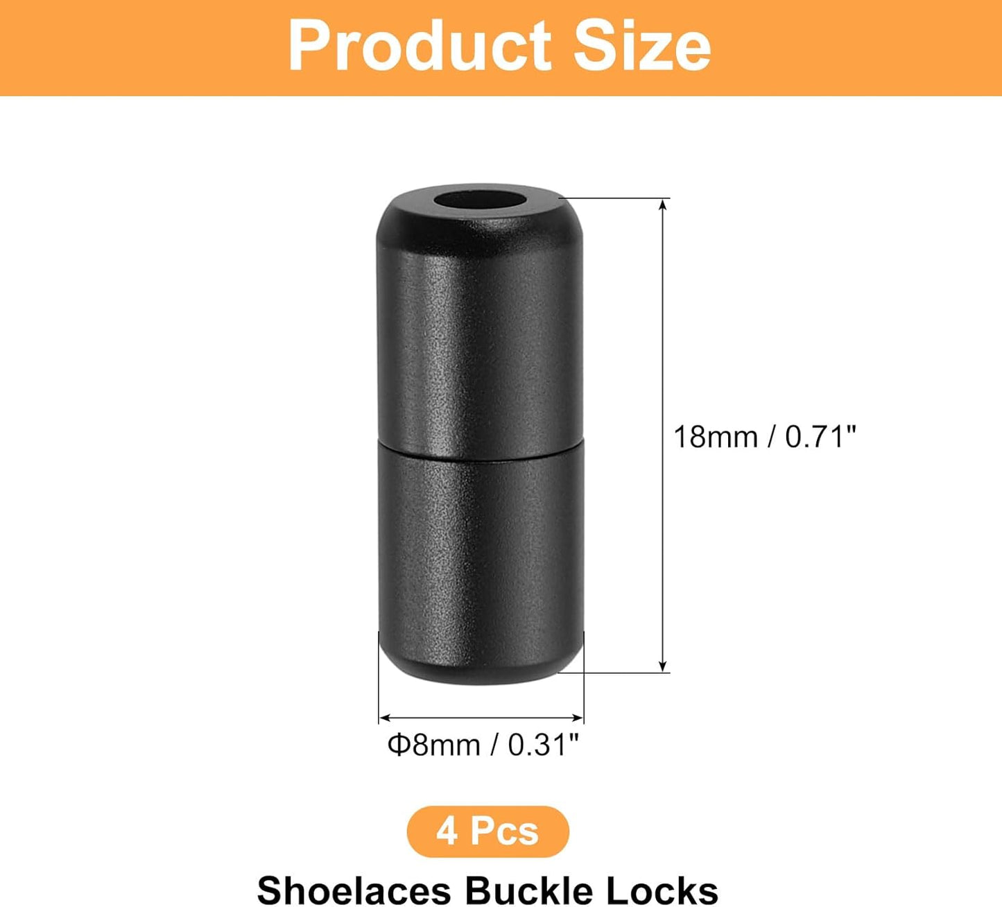 Shoe Laces Buckle Lock Aluminum No Tie Shoelace Turnbuckle
