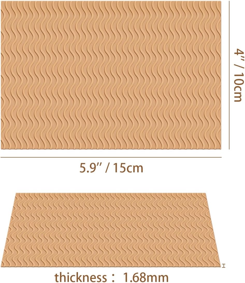 4 Pcs Non-Slip Shoe Sole Pads Shoe Bottom Grip Pads 5.9 x 3.9 Inch Self Adhesive Shoe Sole Protectors Shoe Pads Sole Shoe Bottom Protector for Women (Nude)