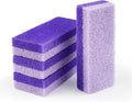 4 Pcs Foot Pumice Stone and Scrubber for Feet and Heels Callus and Dead Skins (Purple)