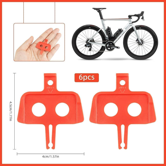 8PCS Bicycle Brake Pads Spacers - Hydraulic Disc Brake Pad Spreader Tool for MTB & Road Bike - Cycling Repair Insert Tool with Durable Spacers for Easy Maintenance.