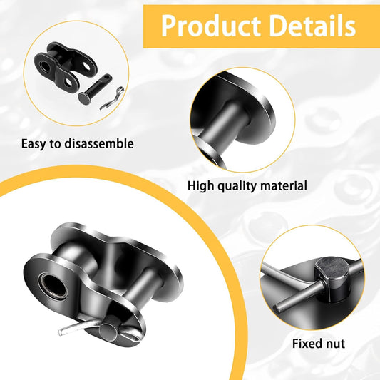 5PCS 420 Chain Roller Chain Offset Link #420, Half Link, Crank Link