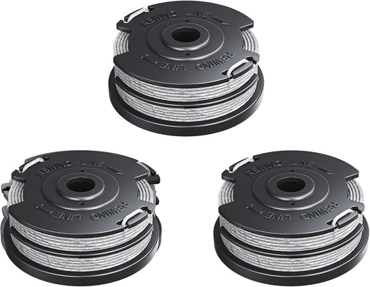 Weed Wacker String Compatible with Greenworks, Dual String Trimmer Replacement Spool for Greenworks Weed Eater String Trimmers(3 Pack)