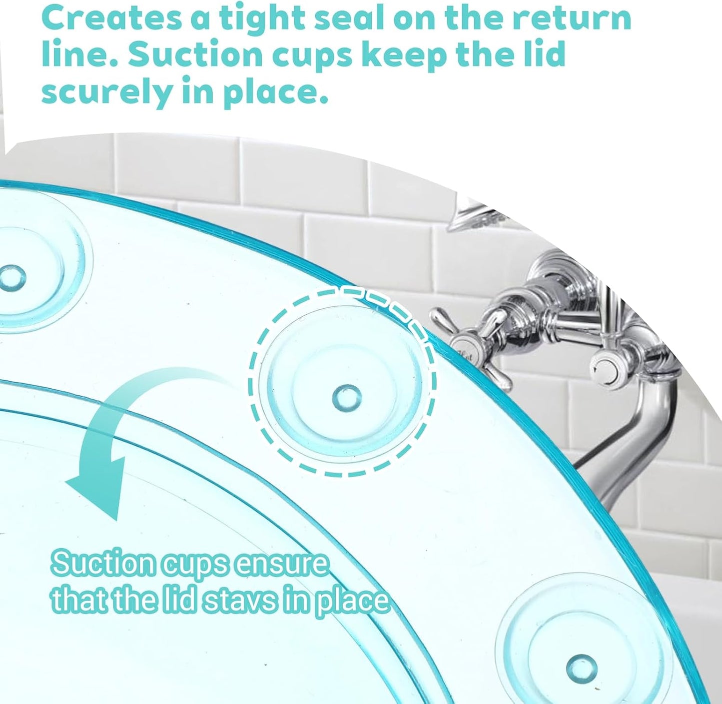 2 Pcs Bathtub Overflow Drain Cover Bathtub Stoppers 6.1 Inch Transparent & Green PVC Tub Overflow Drain Cover Plug for Deep Water Bath, Universal Fit for Tub Drains Hole