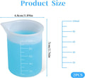 2Pcs Silicone Laundry Detergent Cup, Laundry Detergent Measuring Cup, Silicone Dispenser Cups Reusable for Liquid Flexible Washable Liquid Measuring Cups for Home, Dormitory, Hotel