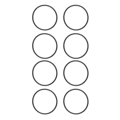 (8-Pack) Salt Cell O-Ring Compatible with Hayward GLX-Cell-Union Buna-N for Turbo Cell Salt Chlorination Cell Union - Aftermarket T-Cell Union O-Rings