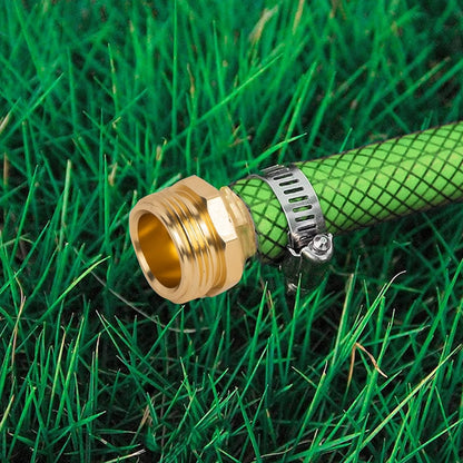 Garden Hose Repair Connector with Clamps, Fit for 3/4" or 5/8" Garden Hose Fitting, 4 Set