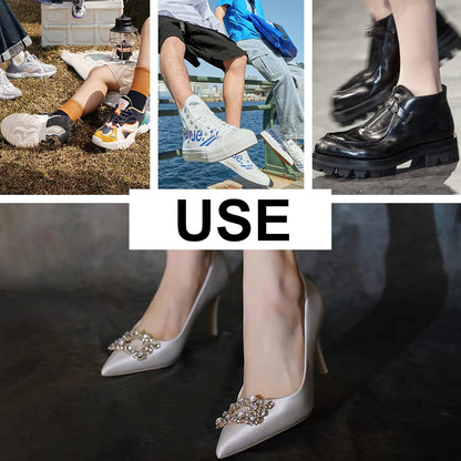 Adjustable Heel Lift Inserts 2 Pack Soft Silicone Height Increase Insoles Heel Lifts for Shoes 1/4" to 1" - 4 Layers
