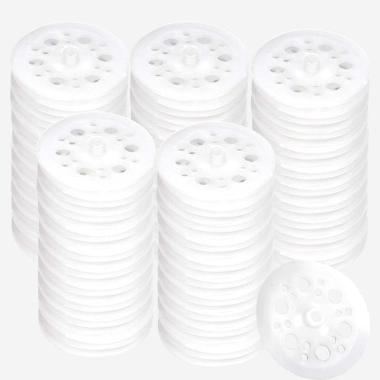 45mm Polypropylene Washers - 100 Pcs Load Spreading Foam Board Washers