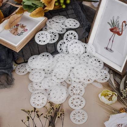 45mm Polypropylene Washers - 100 Pcs Load Spreading Foam Board Washers
