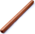 French Rolling Pin, 17.7 Inches Wood Rolling Pin for Baking Extra Lg Thickened, Classic Wooden Dough Roller for Fdant Pizza Pie Crust Cookie Pastry, Essential Kitchen Utensil, Brown