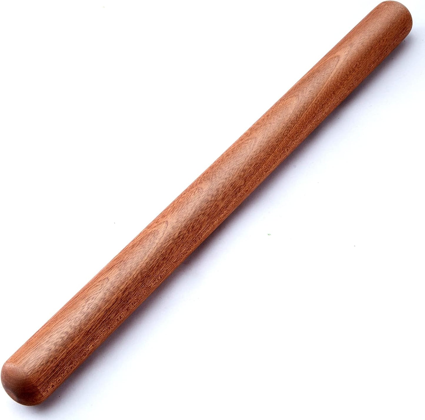French Rolling Pin, 17.7 Inches Wood Rolling Pin for Baking Extra Lg Thickened, Classic Wooden Dough Roller for Fdant Pizza Pie Crust Cookie Pastry, Essential Kitchen Utensil, Brown