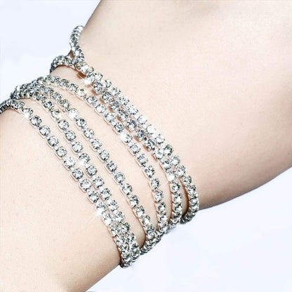 1 Roll 10 Yards 3MM Crystal Rhinestone Close Chain Trim for Sewing Craft DIY Decoration Jewelry Silver Claw Cup Diamond Trimming Clear (SS12) silver