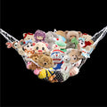 Hammock Mesh Toy Net Stuffed Animal Toys for Kids Jumbo Large Storage Pet Corner Animals Wall Hanging Organizer Christmas Gift (White)