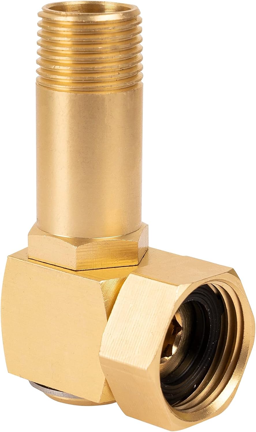 Garden Hose Adapter, Brass Replacement Part Swivel, Hose Reel Parts Fittings