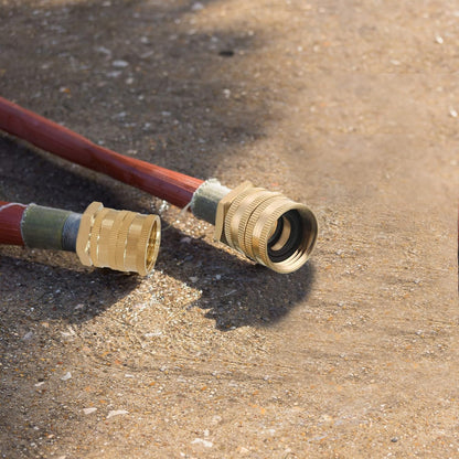 Garden Hose Adapter + Brass Garden Hose End Caps
